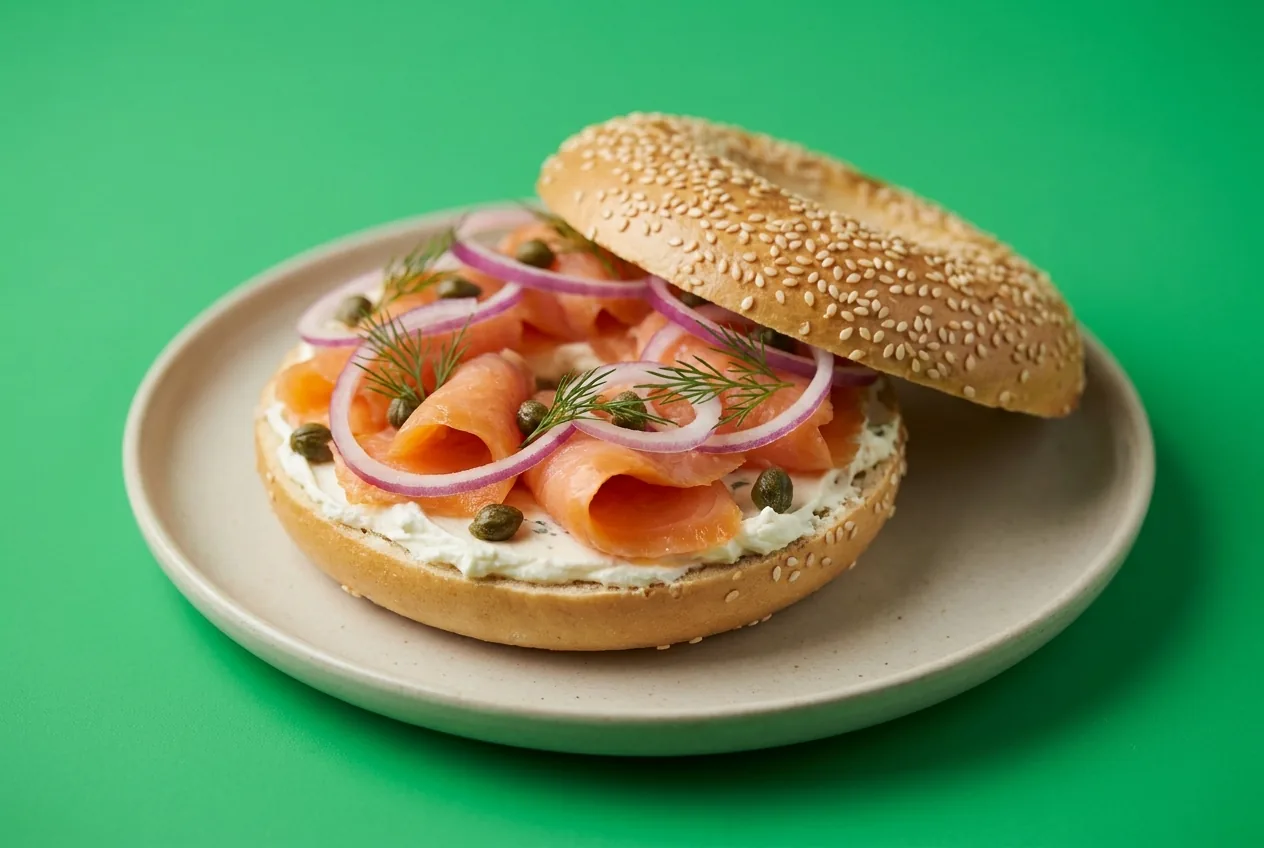 Bagel saumon fumé & cream cheese