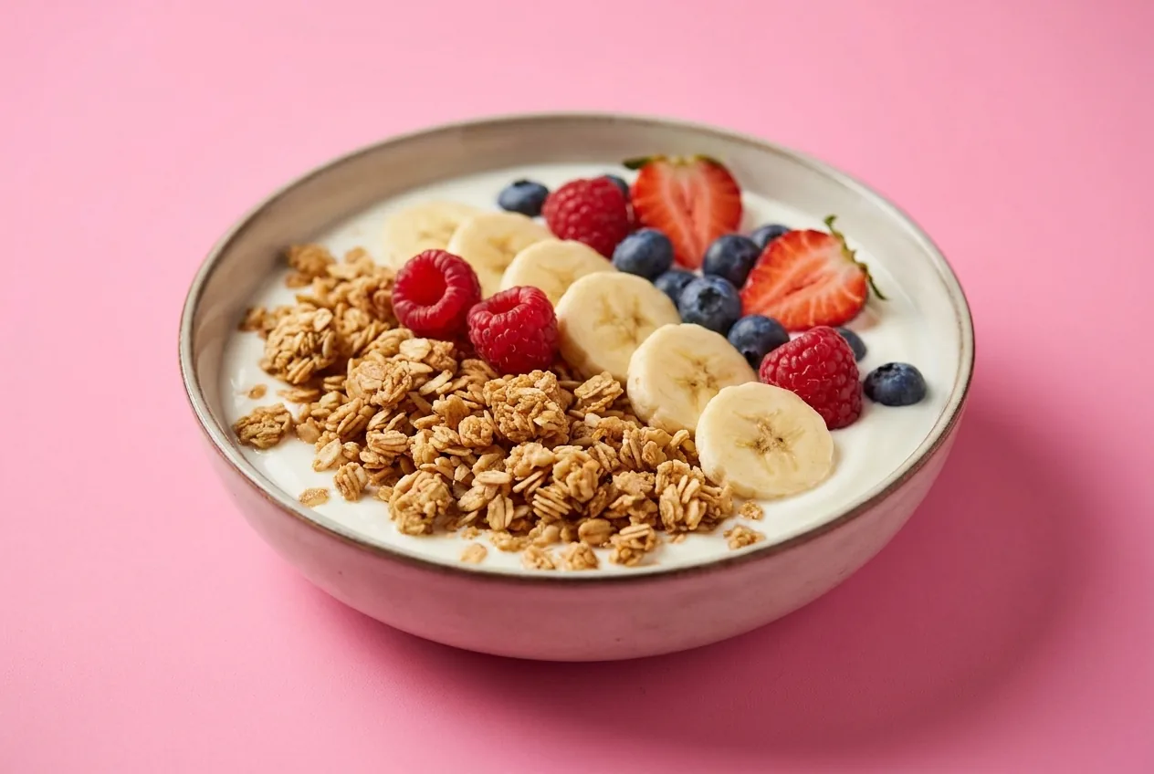 Bowl yaourt, granola & fruits