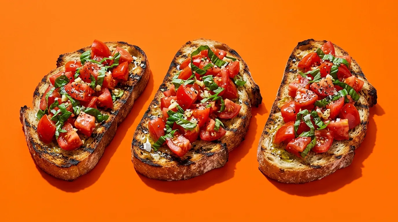 Bruschetta tomate-basilic