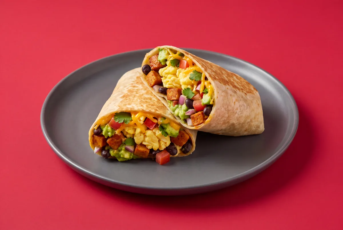 Burrito petit-déjeuner chorizo & avocat
