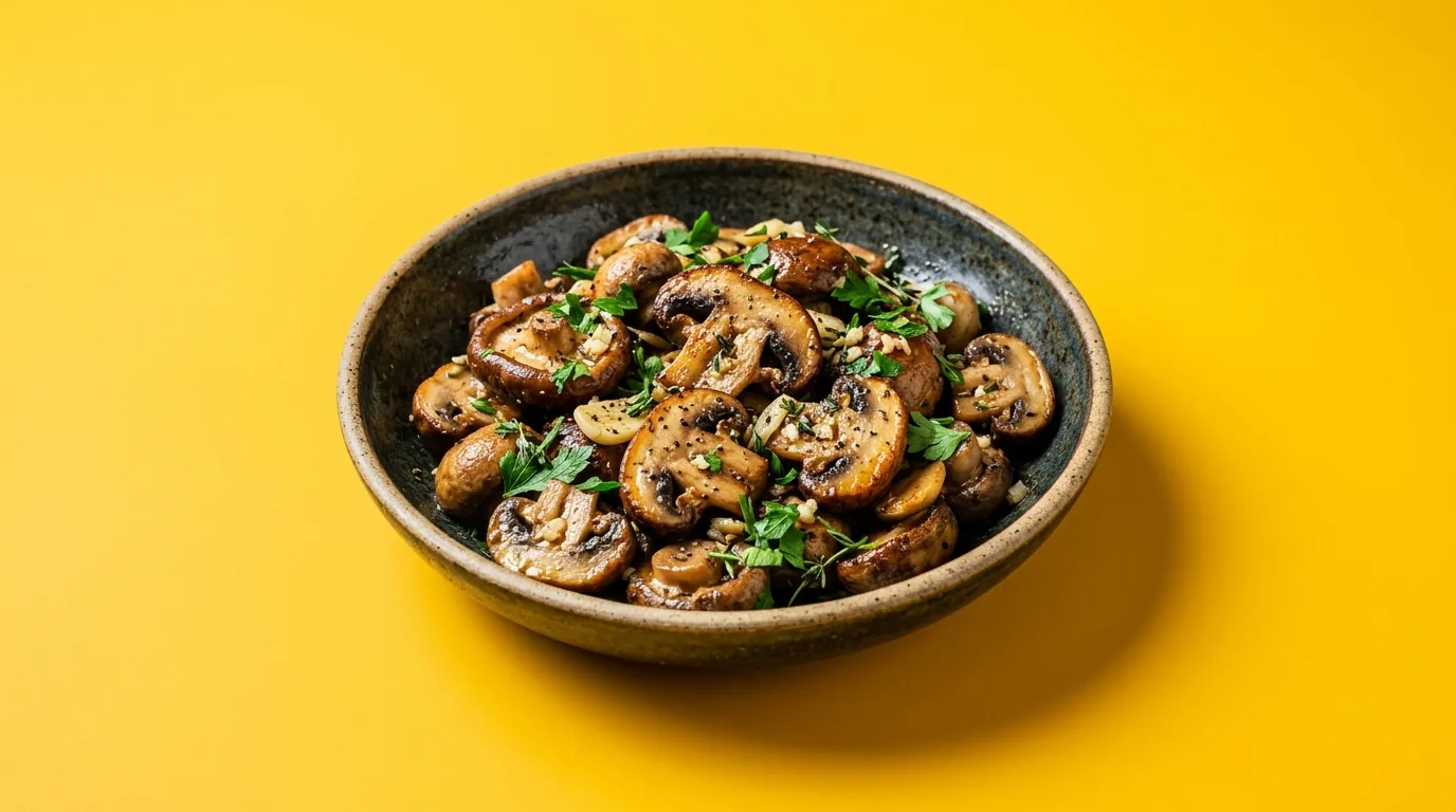 Poêlée de champignons à l'ail