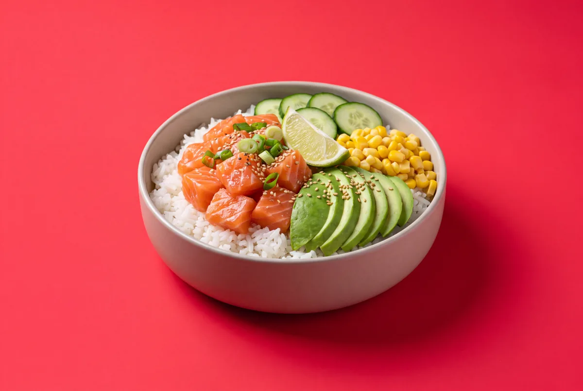 Poke bowl saumon