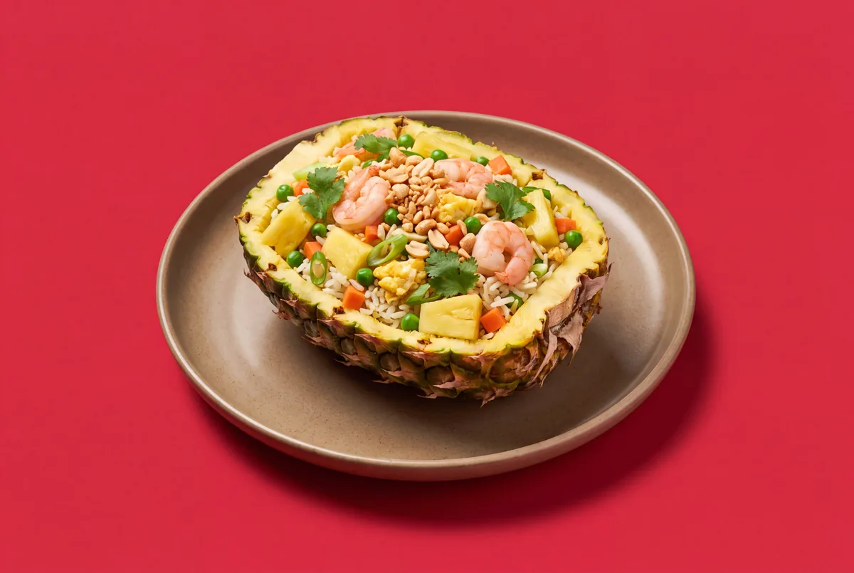 Riz frit à l'ananas façon Thaïlande
