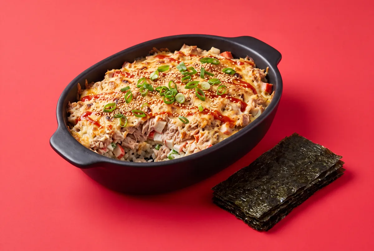 Sushi Bake maison (thon & surimi)